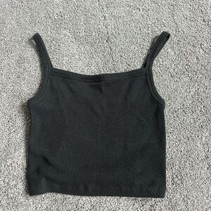 Urban Outfitters Black Ribbed Camisole
